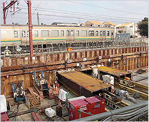 地盤切削JES工法 Ground Cutting JES method